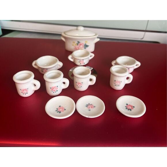 Vintage Pretty Port Miniature China set - Picture 1 of 7